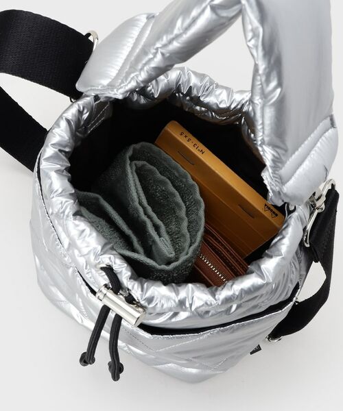 INDIVI / インディヴィ ハンドバッグ | 【大人カジュアル／ショルダー付】ふかふか巾着バッグ | 詳細12