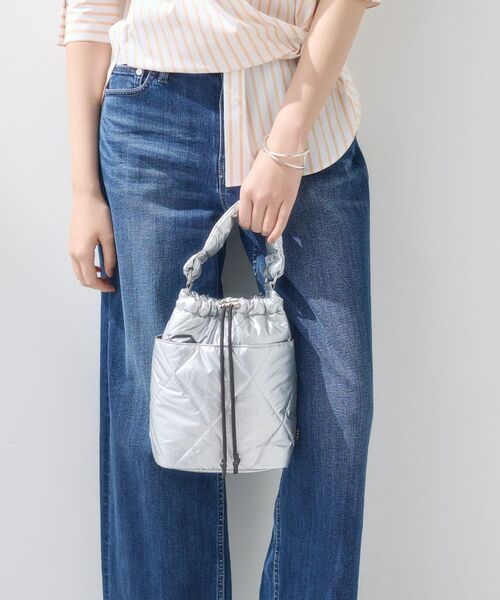 INDIVI / インディヴィ ハンドバッグ | 【大人カジュアル／ショルダー付】ふかふか巾着バッグ | 詳細3