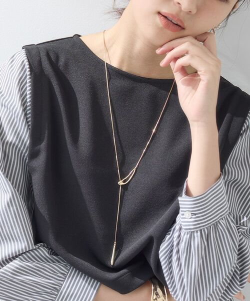 INDIVI / インディヴィ ネックレス・ペンダント・チョーカー | 【フリー調整／2WAY】Y字シンプルネックレス | 詳細5