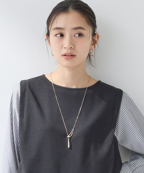 INDIVI / インディヴィ ネックレス・ペンダント・チョーカー | 【フリー調整／2WAY】Y字シンプルネックレス | 詳細6
