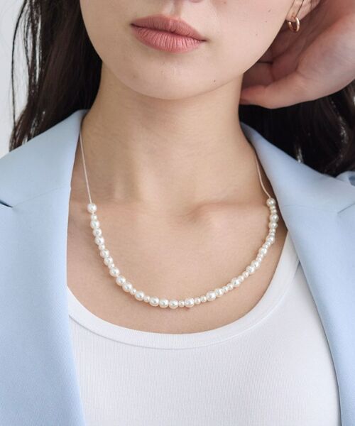 INDIVI / インディヴィ ネックレス・ペンダント・チョーカー | 【2WAY／2連セット】パール調＆チェーンミックスネックレス | 詳細9