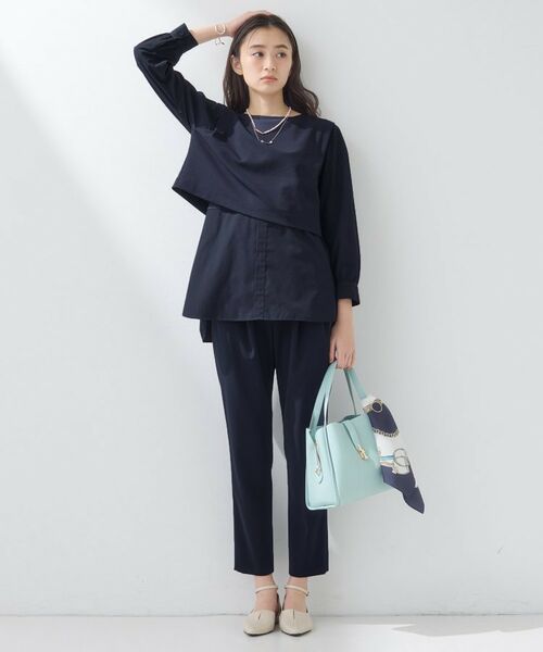 INDIVI / インディヴィ カットソー | 【洗える/UVケア】レイヤード風デザイントップス | 詳細11