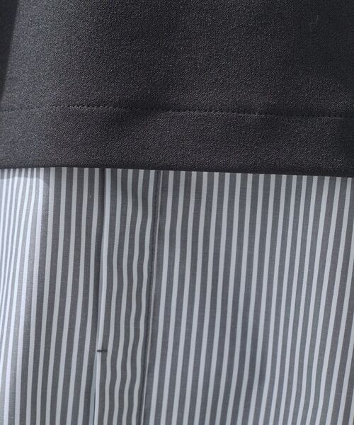 INDIVI / インディヴィ カットソー | 【洗える/UVケア】レイヤード風デザイントップス | 詳細5