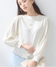 INDIVI / インディヴィ ニット・セーター | 【洗える／華やか】袖プリーツニット