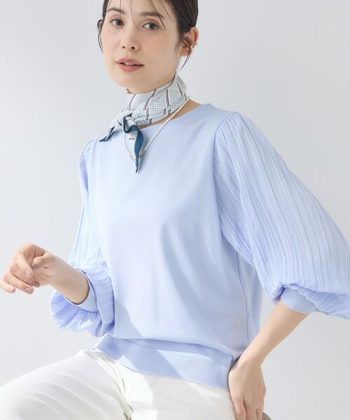 INDIVI / インディヴィ ニット・セーター | 【洗える／華やか】袖プリーツニット | 詳細10