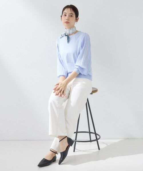 INDIVI / インディヴィ ニット・セーター | 【洗える／華やか】袖プリーツニット | 詳細11