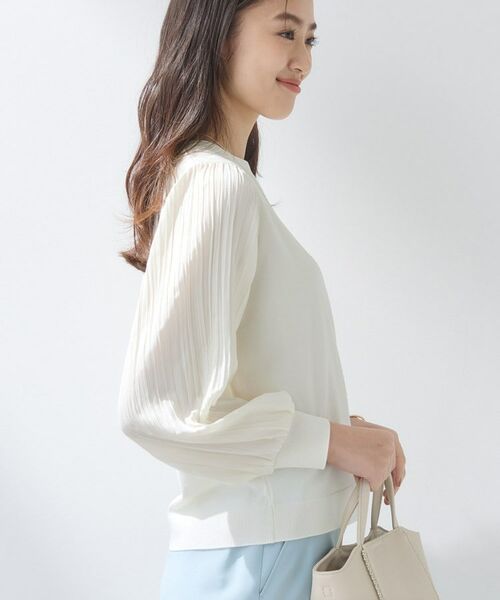 INDIVI / インディヴィ ニット・セーター | 【洗える／華やか】袖プリーツニット | 詳細2
