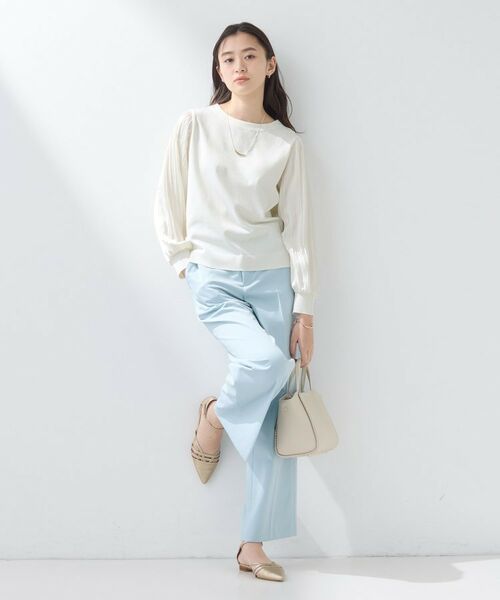 INDIVI / インディヴィ ニット・セーター | 【洗える／華やか】袖プリーツニット | 詳細4