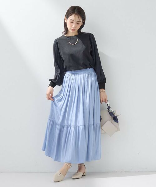 INDIVI / インディヴィ ニット・セーター | 【洗える／華やか】袖プリーツニット | 詳細8