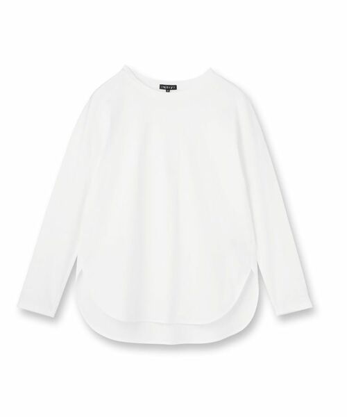 INDIVI / インディヴィ Tシャツ | 【洗える】きれいめラウンドテールロンT | 詳細1