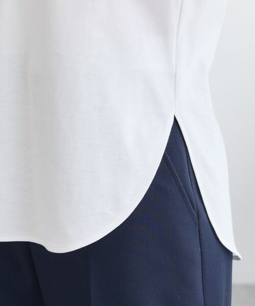 INDIVI / インディヴィ Tシャツ | 【洗える】きれいめラウンドテールロンT | 詳細15