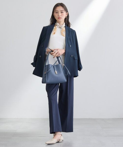 INDIVI / インディヴィ Tシャツ | 【洗える】きれいめラウンドテールロンT | 詳細4