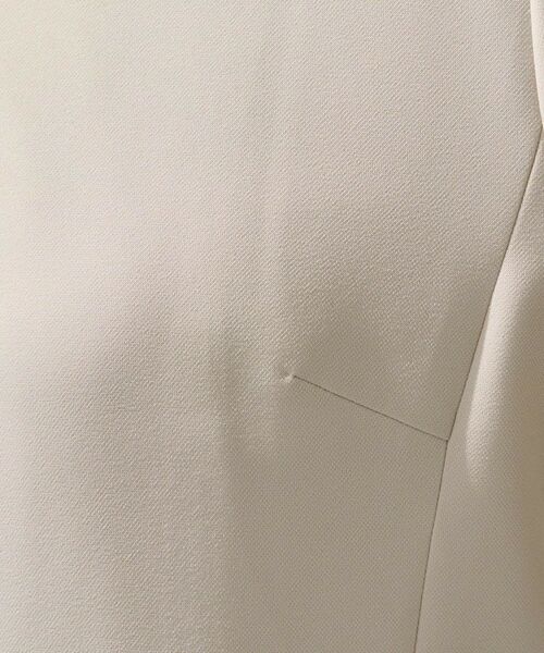 INDIVI / インディヴィ ノーカラージャケット | 【上品光沢/セレモニー/SETUP可能】切り替えデザインジャケット | 詳細9