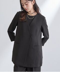 INDIVI / インディヴィ ベスト | 【洗える／多機能／SETUP可】こなれジレジャケット