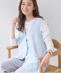 INDIVI / インディヴィ ベスト | 【洗える／多機能／SETUP可】こなれジレジャケット