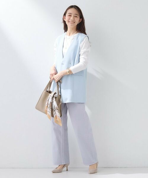 INDIVI / インディヴィ ベスト | 【洗える/多機能/SETUP可】こなれジレジャケット | 詳細12