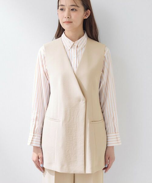 INDIVI / インディヴィ ベスト | 【洗える/多機能/SETUP可】こなれジレジャケット | 詳細18