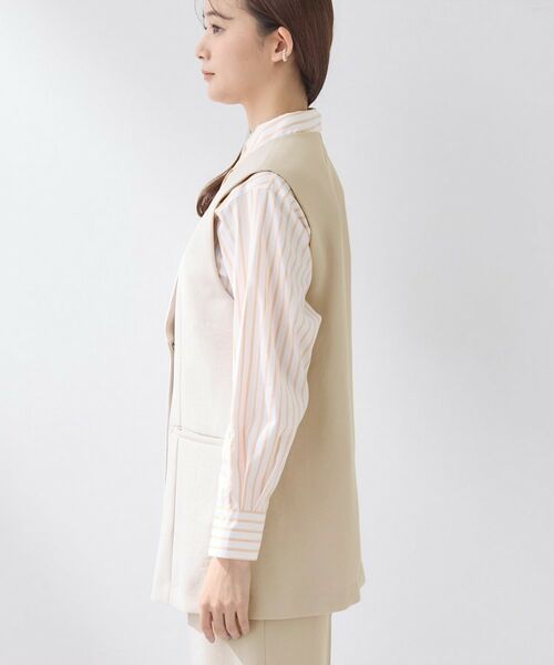 INDIVI / インディヴィ ベスト | 【洗える/多機能/SETUP可】こなれジレジャケット | 詳細19