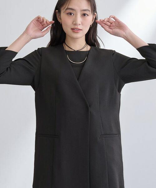 INDIVI / インディヴィ ベスト | 【洗える/多機能/SETUP可】こなれジレジャケット | 詳細2