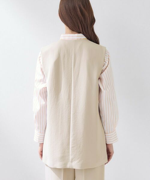 INDIVI / インディヴィ ベスト | 【洗える/多機能/SETUP可】こなれジレジャケット | 詳細20