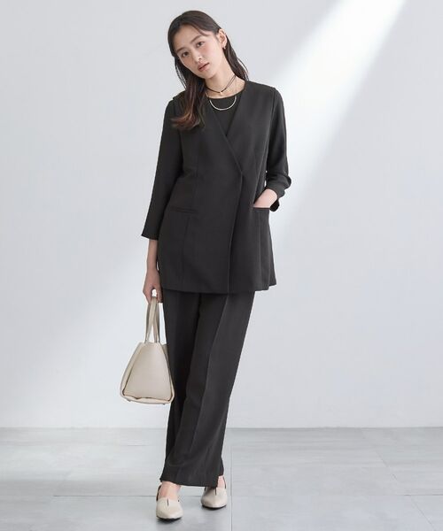 INDIVI / インディヴィ ベスト | 【洗える/多機能/SETUP可】こなれジレジャケット | 詳細4