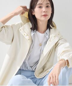 INDIVI / インディヴィ レザーブルゾン・ジャケット | 【撥水／フード取外し可】凹凸素材ブルゾン