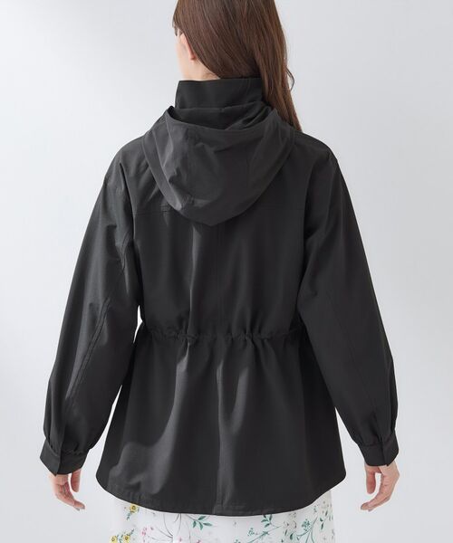 INDIVI / インディヴィ レザーブルゾン・ジャケット | 【撥水／フード取外し可】凹凸素材ブルゾン | 詳細27