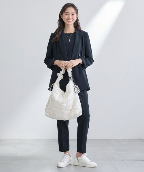 INDIVI / インディヴィ テーラードジャケット | 【洗える／多機能／SETUP可】こなれダブルジャケット | 詳細16