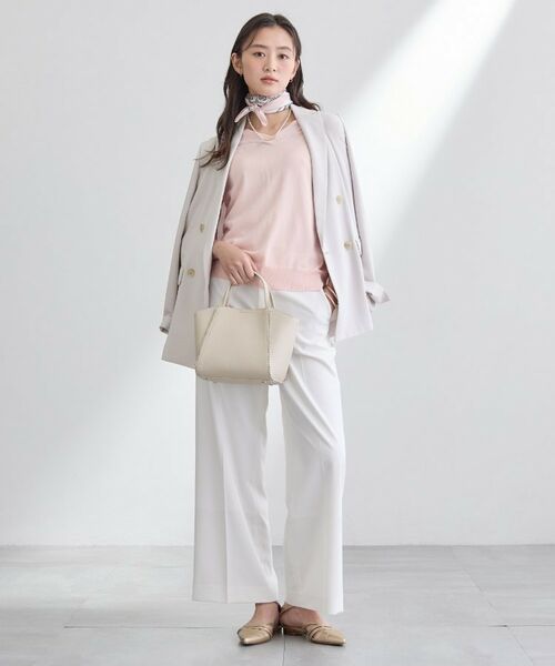 INDIVI / インディヴィ テーラードジャケット | 【洗える／多機能／SETUP可】こなれダブルジャケット | 詳細20