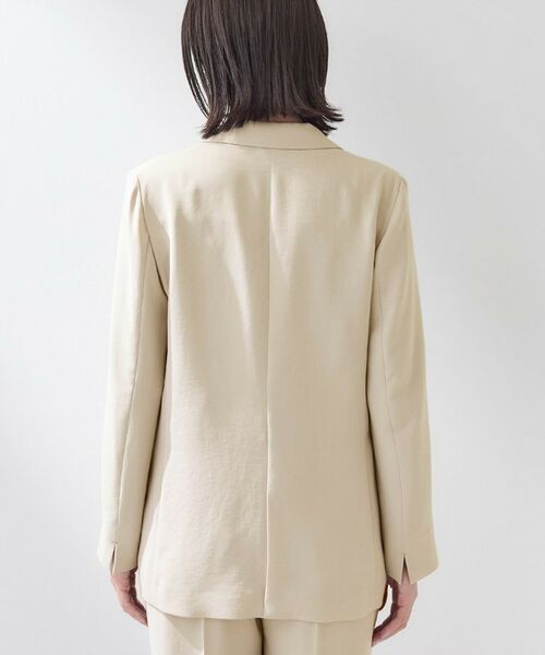 INDIVI / インディヴィ テーラードジャケット | 【洗える／多機能／SETUP可】こなれダブルジャケット | 詳細24