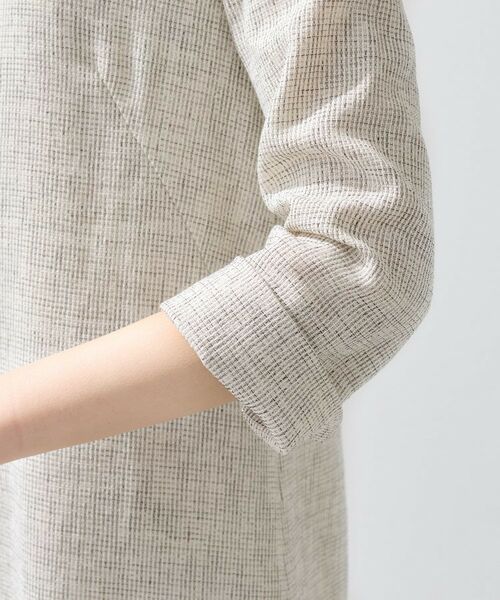 INDIVI / インディヴィ ミニ丈・ひざ丈ワンピース | 【軽量/セレモニー/SETUP可能】ストレッチツイードAラインワンピース | 詳細20