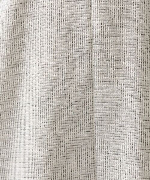 INDIVI / インディヴィ ミニ丈・ひざ丈ワンピース | 【軽量/セレモニー/SETUP可能】ストレッチツイードAラインワンピース | 詳細5