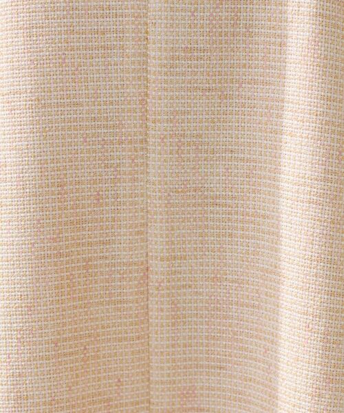 INDIVI / インディヴィ ミニ丈・ひざ丈ワンピース | 【軽量/セレモニー/SETUP可能】ストレッチツイードAラインワンピース | 詳細9