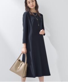 INDIVI / インディヴィ ロング・マキシ丈ワンピース | 【上品光沢／セレモニー／SETUP可能】スタイルUPワンピース