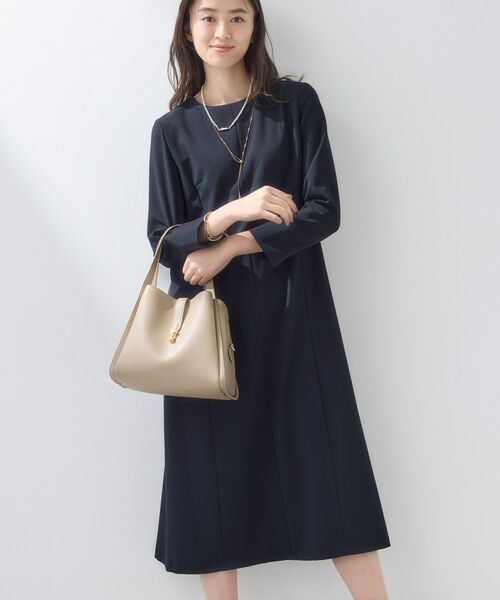 INDIVI / インディヴィ ロング・マキシ丈ワンピース | 【上品光沢／セレモニー／SETUP可能】スタイルUPワンピース | 詳細2