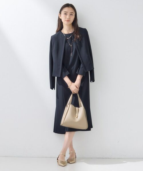 INDIVI / インディヴィ ロング・マキシ丈ワンピース | 【上品光沢／セレモニー／SETUP可能】スタイルUPワンピース | 詳細4