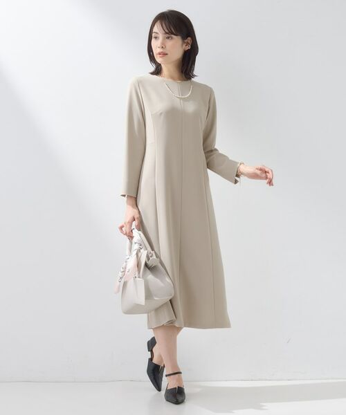 INDIVI / インディヴィ ロング・マキシ丈ワンピース | 【上品光沢／セレモニー／SETUP可能】スタイルUPワンピース | 詳細7