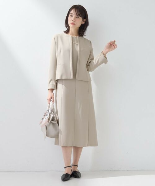 INDIVI / インディヴィ ロング・マキシ丈ワンピース | 【上品光沢／セレモニー／SETUP可能】スタイルUPワンピース | 詳細8