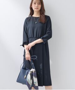 INDIVI / インディヴィ ミニ丈・ひざ丈ワンピース | 【洗える／SETUP可】こなれヨーク切り替えワンピース