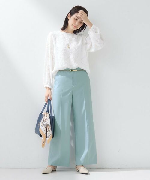 INDIVI / インディヴィ パンツ | 【新作褒められパンツ】快温ワイドパンツ | 詳細8