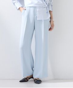 INDIVI / インディヴィ パンツ | 【洗える／UVケア／SETUP可】こなれワイドパンツ