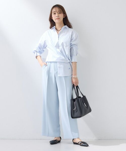 INDIVI / インディヴィ パンツ | 【洗える／UVケア／SETUP可】こなれワイドパンツ | 詳細11