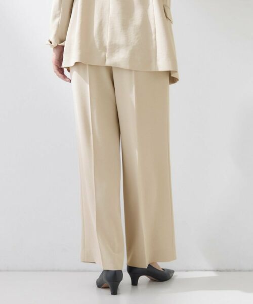 INDIVI / インディヴィ パンツ | 【洗える／UVケア／SETUP可】こなれワイドパンツ | 詳細7