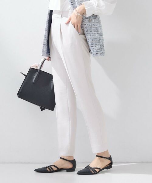 INDIVI / インディヴィ パンツ | 【洗える／UVケア／SETUP可】こなれテーパードパンツ | 詳細18