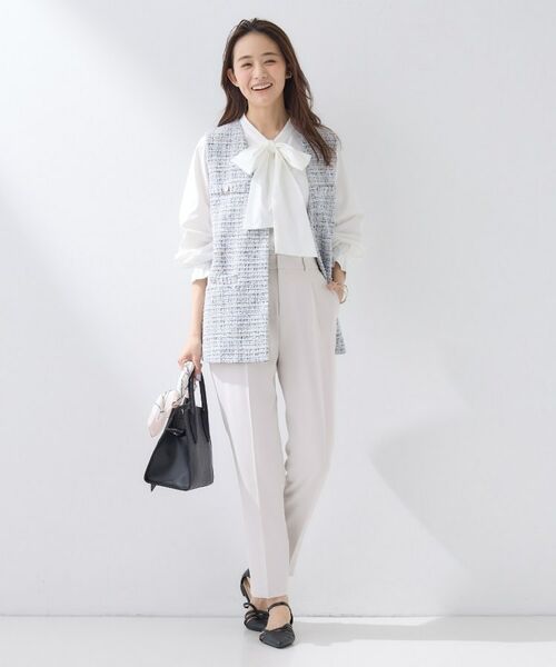 INDIVI / インディヴィ パンツ | 【洗える／UVケア／SETUP可】こなれテーパードパンツ | 詳細20