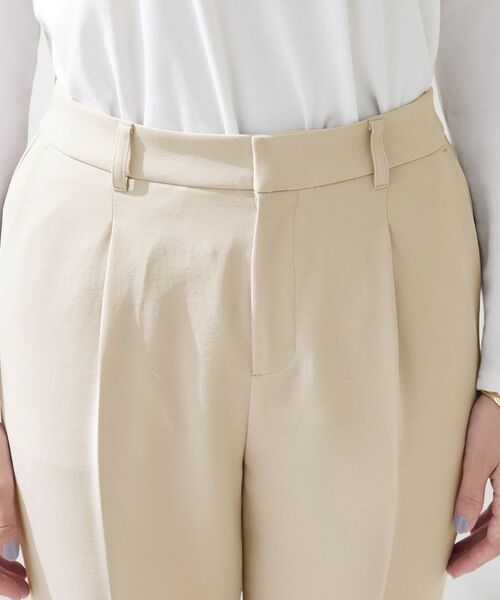 INDIVI / インディヴィ パンツ | 【洗える／UVケア／SETUP可】こなれテーパードパンツ | 詳細25