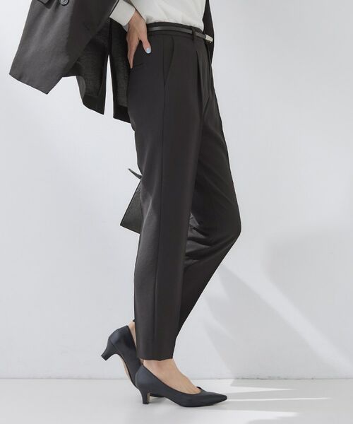 INDIVI / インディヴィ パンツ | 【洗える／UVケア／SETUP可】こなれテーパードパンツ | 詳細3