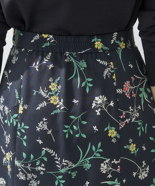 INDIVI / インディヴィ ロング・マキシ丈スカート | 【SETUP可能】モダンフラワー柄フレアスカート | 詳細14