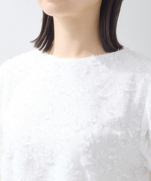 INDIVI / インディヴィ シャツ・ブラウス | 【華やか/大人シアー/セレモニー】カットフリンジブラウス | 詳細13