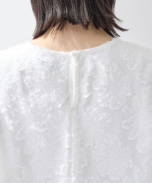 INDIVI / インディヴィ シャツ・ブラウス | 【華やか/大人シアー/セレモニー】カットフリンジブラウス | 詳細14